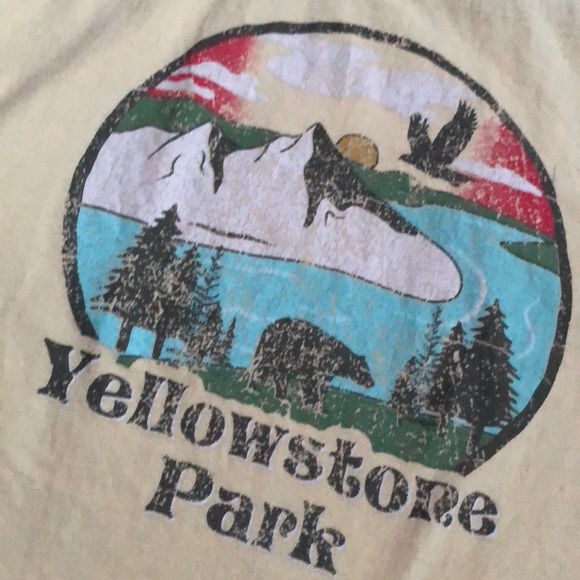 Yellow oversized crop top - Picture 3 of 3